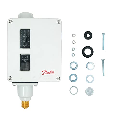 מתג לחץ Danfoss עם חיבור לחץ 3/8 גרם לרכב, דוודים, טורבינת קיטור, משאבות, HVAC | דגם: RT-116